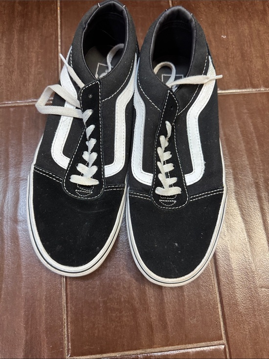 Vans Other - Vans Black and White Low-Top Skate Sneakers - Men